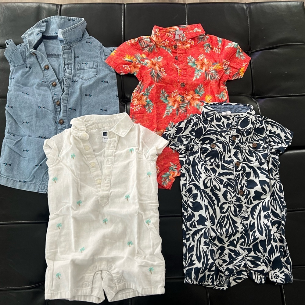 Baby Boy Dressy Romper Set- Gap, Janie & Jack, Carters & Old Navy
